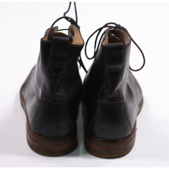 Clarks Mens Black Combat Ankle Boots 12 M - Picture 6 of 10